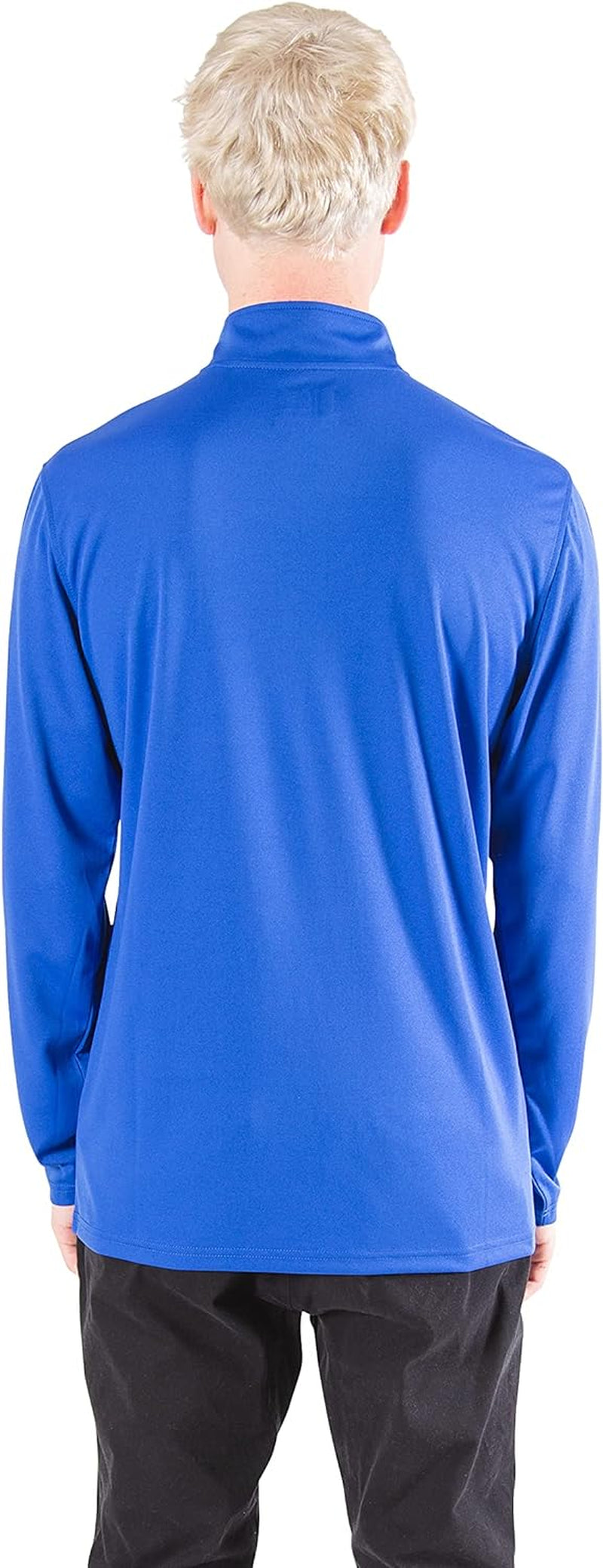 Men'S NBA Official Quarter Zip Long Sleeve Pullover T-Shirt